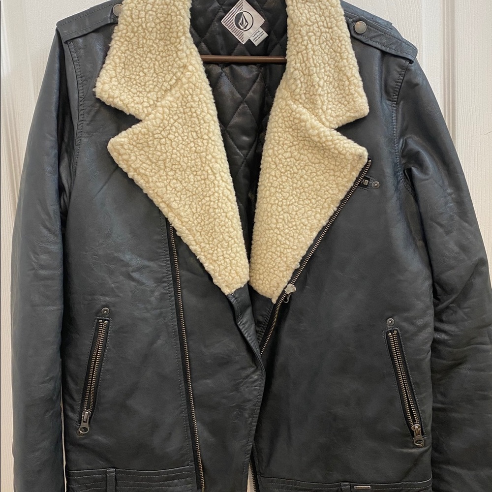 Volcom Fox Leather Jacket